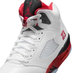 Air Jordan 5 Retro 'Fire Red Black Tongue' - Version Langue Noire Originale