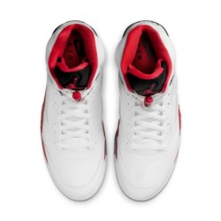 Air Jordan 5 Retro 'Fire Red Black Tongue' - Version Langue Noire Originale
