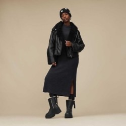 Bottes UGG Esmee Tige Cuir Véritable Qualité