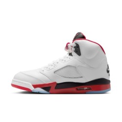 Air Jordan 5 Retro 'Fire Red Black Tongue' - Version Langue Noire Originale