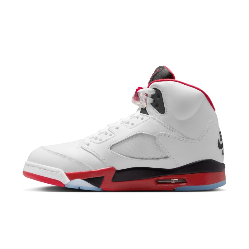 Air Jordan 5 Retro 'Fire Red Black Tongue' - Version Langue Noire Originale