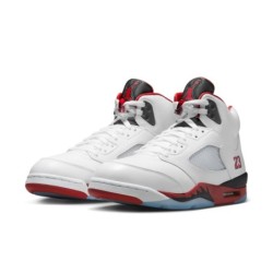 Air Jordan 5 Retro 'Fire Red Black Tongue' - Version Langue Noire Originale